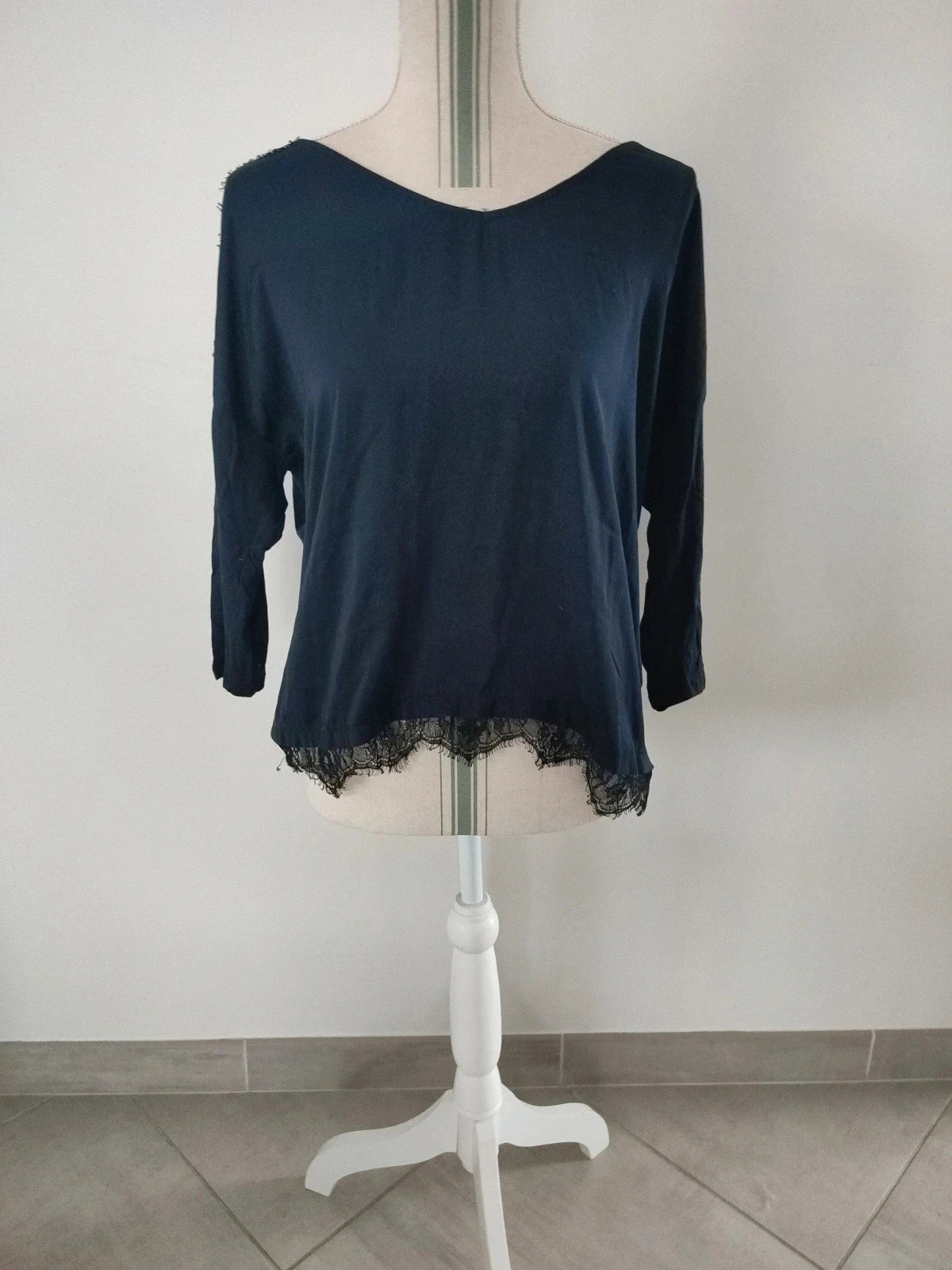 T shirt manches trois quarts femme taille M